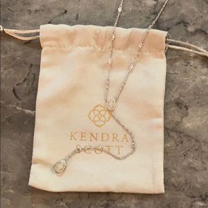Kendra Scott Silver Y Necklace